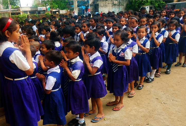 Pre-Primary at BHALUKA NABODAYA SHISHU MANDIR